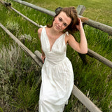 Nora Tie Shoulder Maxi Dress