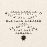 'Take Care Of Your Body' Print