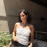 Leone Smocked Tube Top