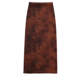 Worn In Midi Skirt