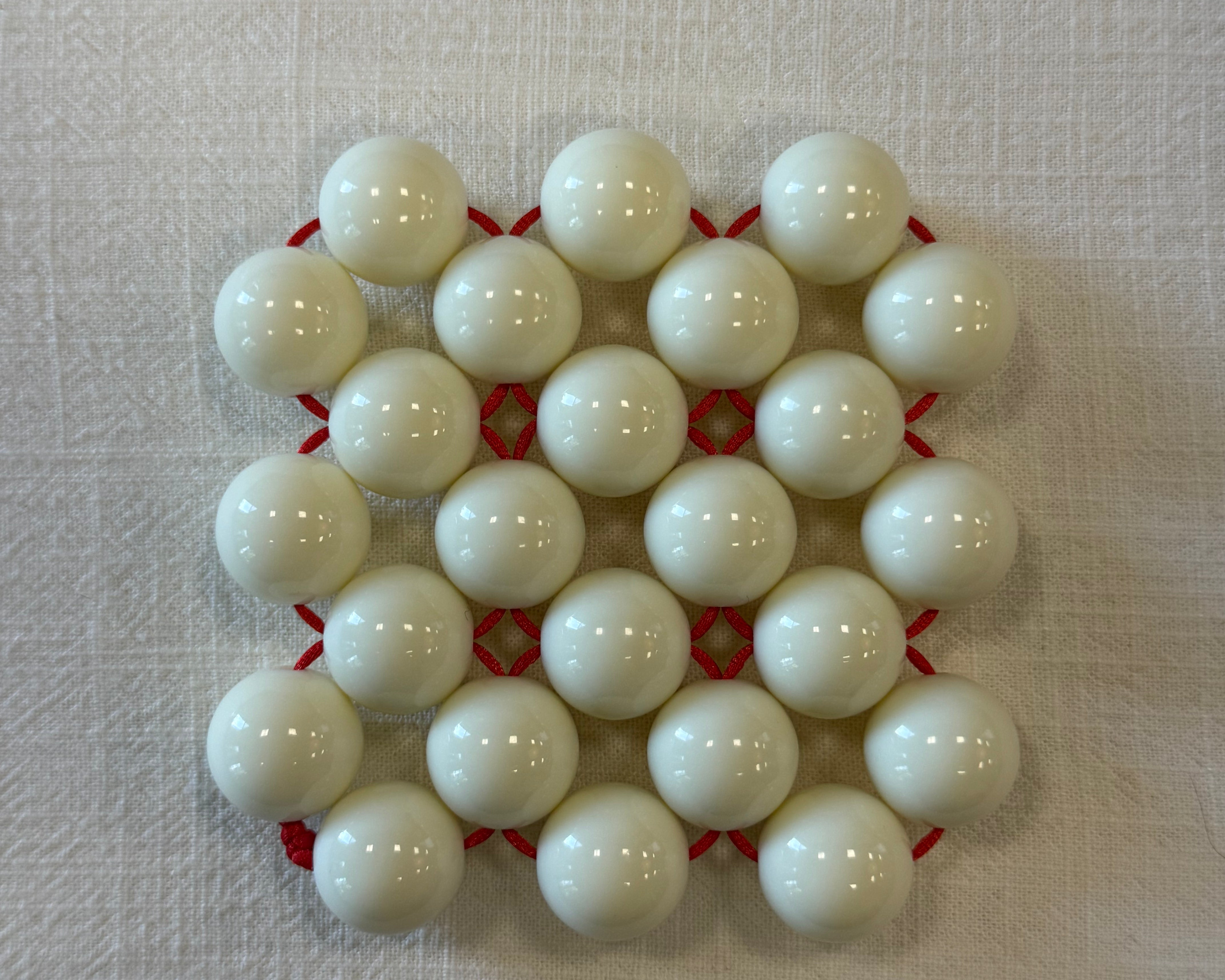 Handmade Beaded Coaster