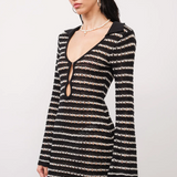 St. Barts Crochet Knit Mini Dress