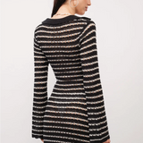 St. Barts Crochet Knit Mini Dress