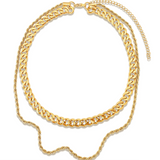 Reece Double Chain Necklace