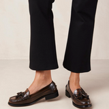 Terrane Brushed Nutmeg Brown Leather Loafers