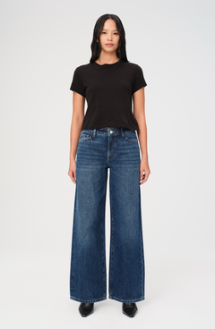 CJU Mid Rise Wide Leg Denim