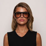 Val Sunglasses in Gloss Black — PREORDER