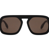 Jane in Gloss Black with Brown Lens