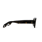 Jane Mini Sunglasses Dark Brown Tortoise with Olive Lens