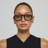 Jane Mini Sunglasses in Brown Tortoise