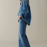NCE Wide Leg in Blue Mist