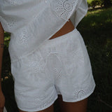 Elodie Eyelet Shorts