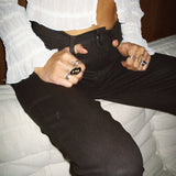 ASE Coated High Rise Straight Leg