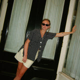 Vintage 90s Polka Dot Buttondown