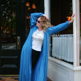 Vintage Silk & Lace Duster Robe