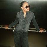 PMI Western Denim Top