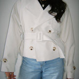 Estelle Cropped Trench Coat