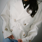 Estelle Cropped Trench Coat