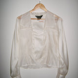 Vintage Silk Paneled Buttondown