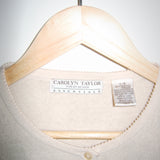 Vintage 90s Beige Cardigan