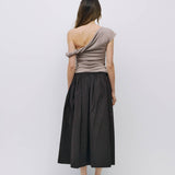 The Itria Top | Twist Shoulder Knit Top