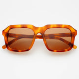Charlie Acetate Unisex Rectangular Sunglasses