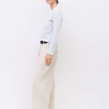 The Martina Top | Soft Brushed Wide Neck Long Sleeve