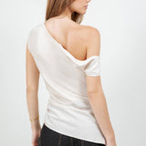Asymmetrical Silver Detail Top