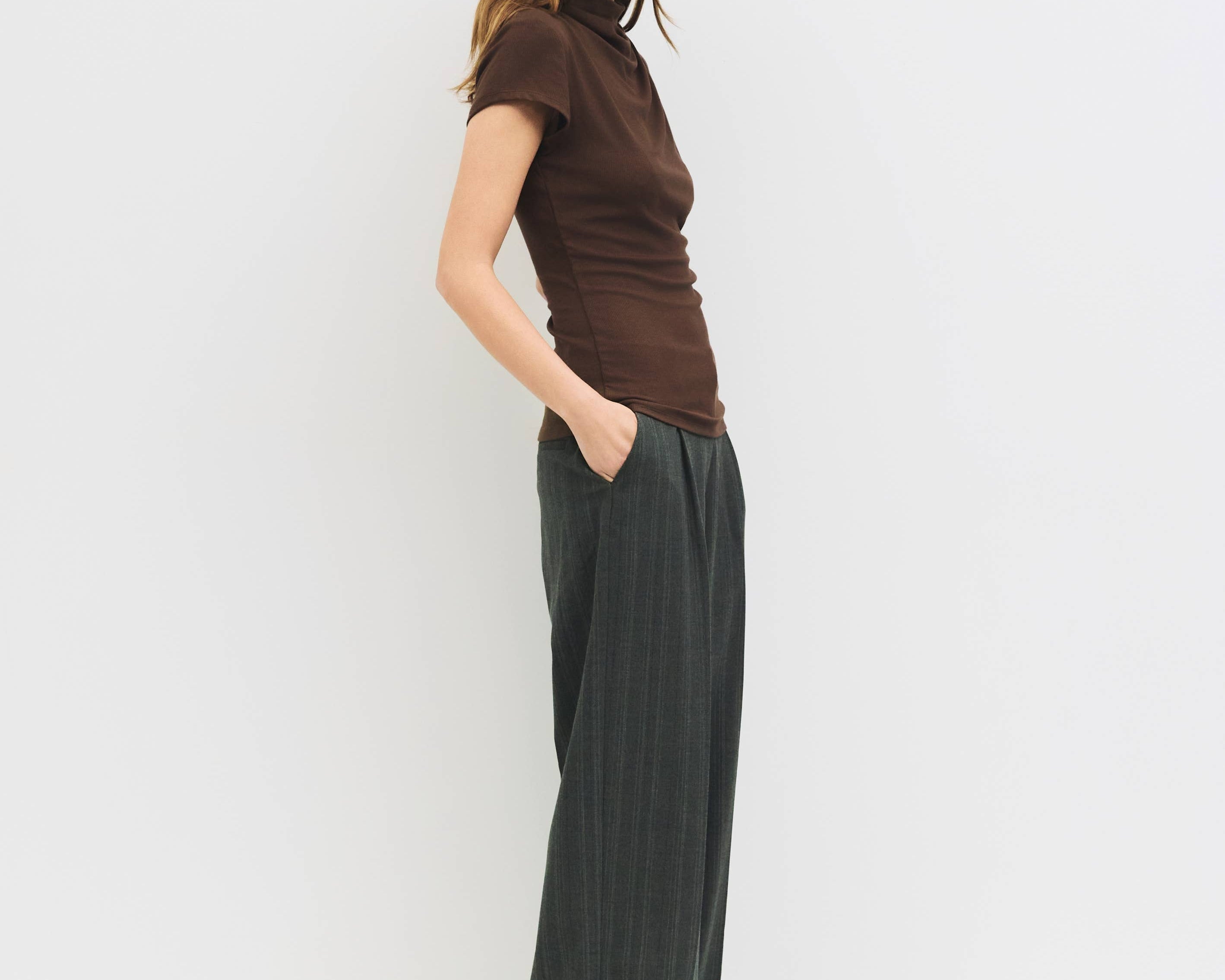 The Marissa Top | Cap Sleeve Mock Cowl Neck Top