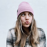 Knit Hellbeanie in Baby Pink