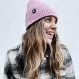Knit Hellbeanie in Baby Pink